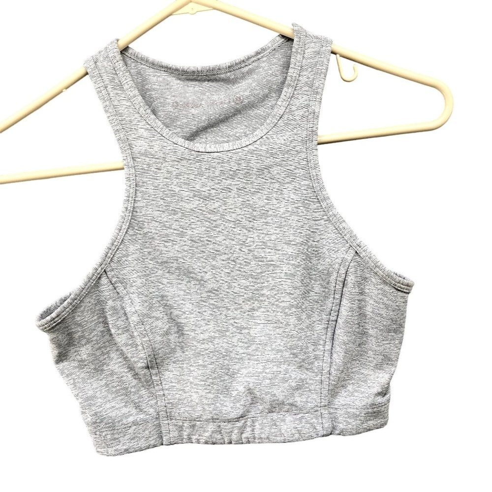Outdoor Voices Sports Bra Womens XS Gray Heather Active Yoga Gym Workout